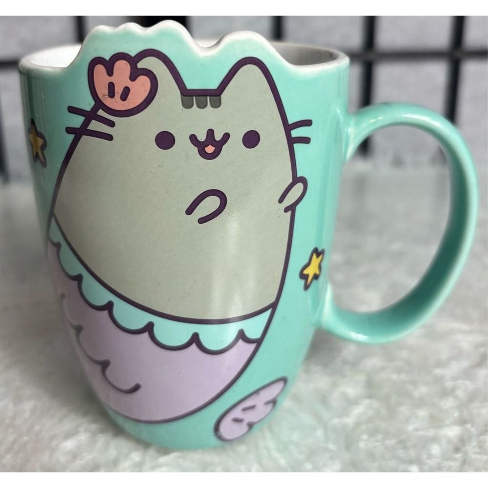 Pusheen by Our Name is Mud Ceramic Cat Coffee Mermaid Mug